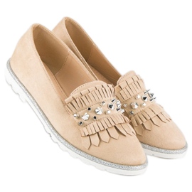 Forever Folie Eleganta loafers i mocka brun 1