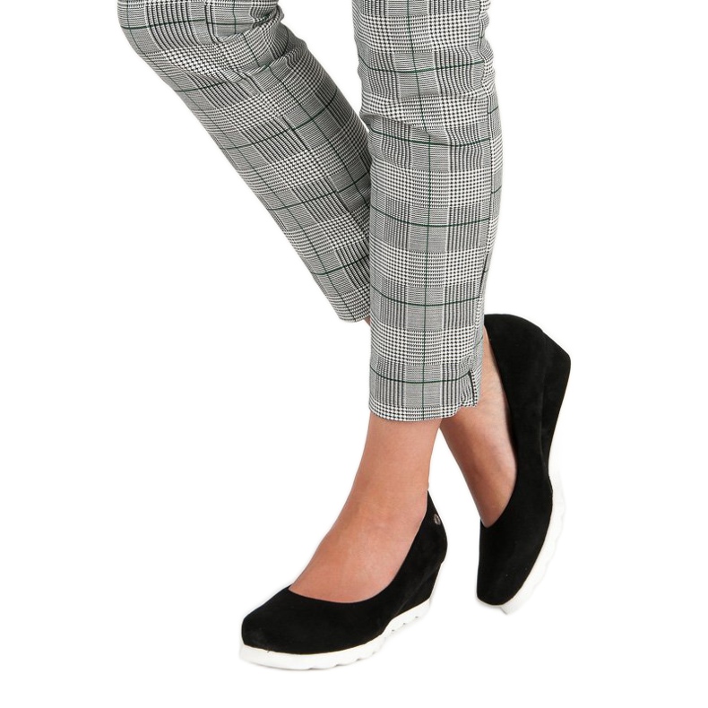 Filippo Pumps i mocka för kvinnor svart 1