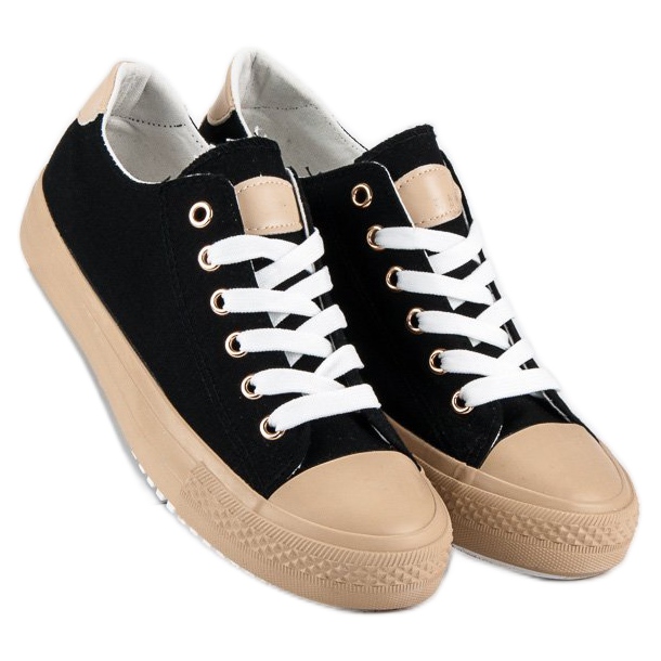 Seastar Knutna sneakers svart 1