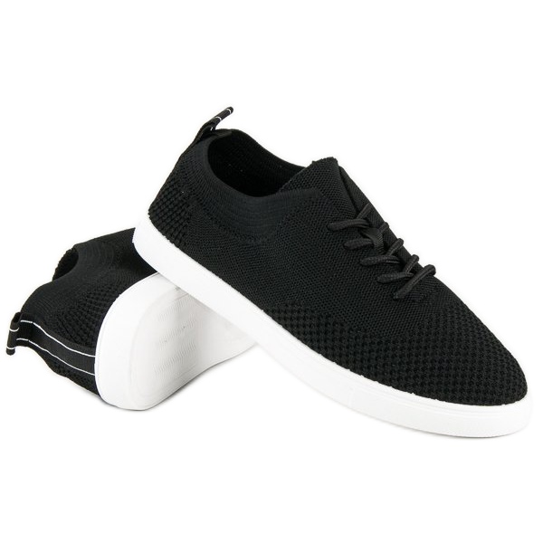 Super Me Tygbundna sneakers svart 1