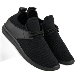 Super Me Svarta textilsneakers 1