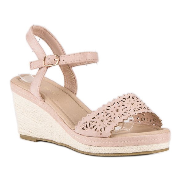 Ideal Shoes Beige espadrillor 1