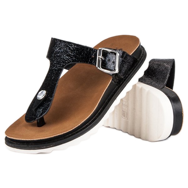 Seastar Bekväma flipflops svart 2