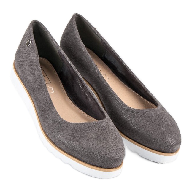 Filippo Ballerinor med ormtryck grå 1