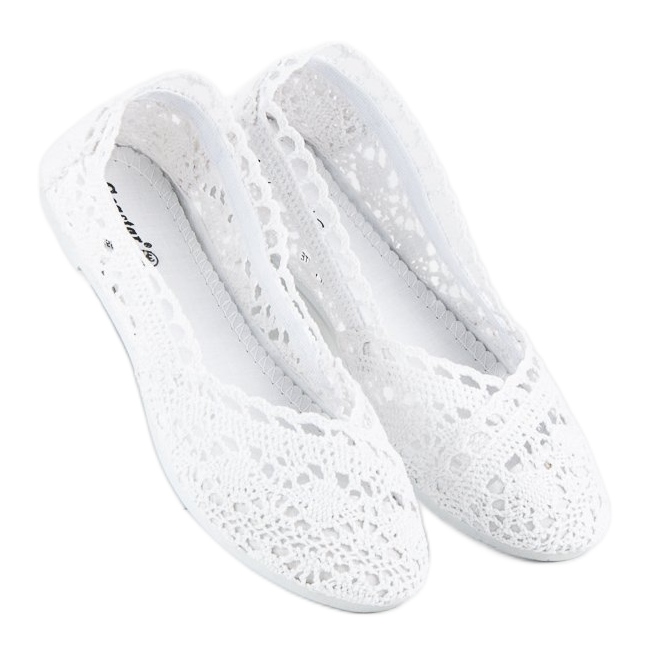 Seastar Vita ballerinor i spets 1