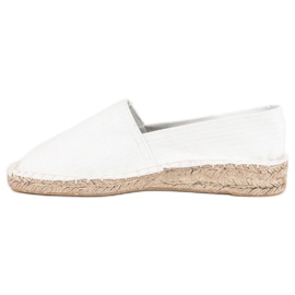 McKey Bekväma vita espadrillor 1