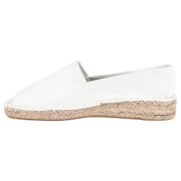 McKey Bekväma vita espadrillor 1