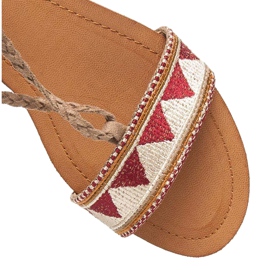 Vices Platta sandaler för kvinnor brun 2