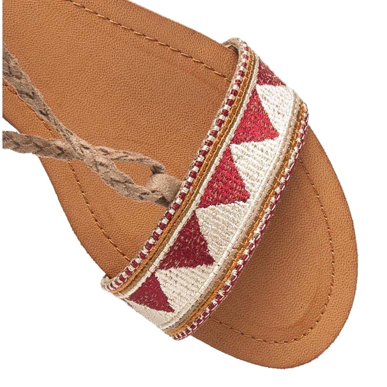 Vices Platta sandaler för kvinnor brun 2