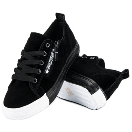 Seastar Svarta sneakers i mocka 2