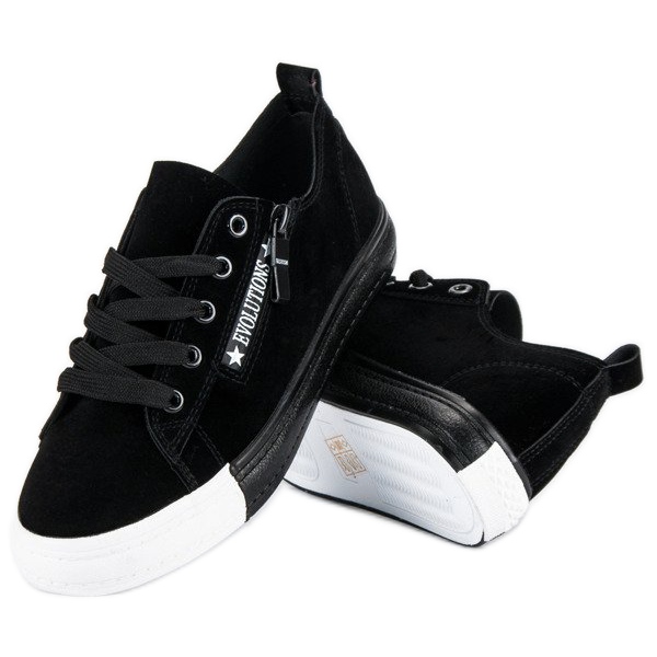 Seastar Svarta sneakers i mocka 2