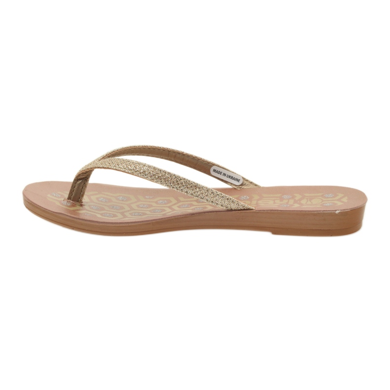 INBLU IR063 gyllene flipflops 2