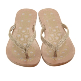 INBLU IR063 gyllene flipflops 4