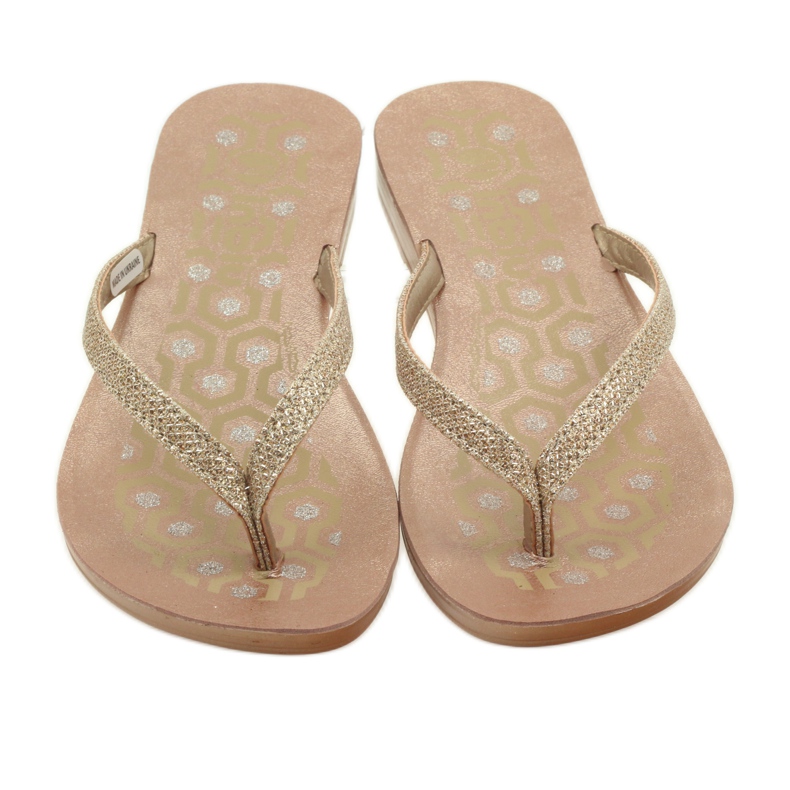 INBLU IR063 gyllene flipflops 4
