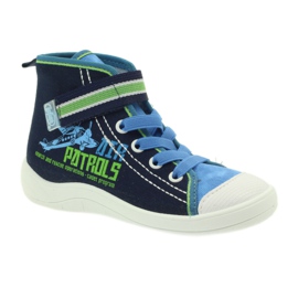 Befado barnskor, sneakers, tofflor 268x066 marinblå blå grön 1