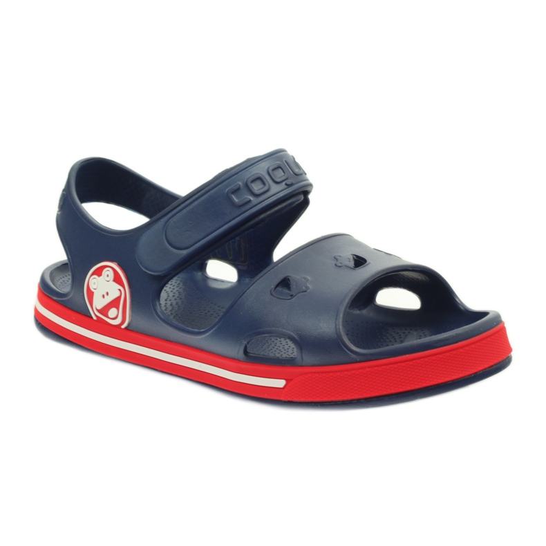 Vattensandaler Żabka COQUI Marinblå röd 1