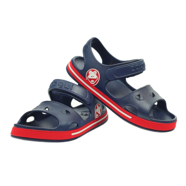 Vattensandaler Żabka COQUI Marinblå röd 3