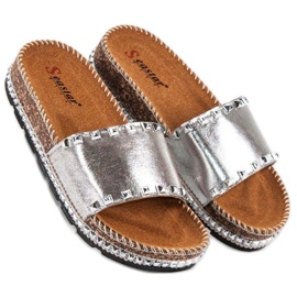 Seastar Snygga damtofflor grå 1