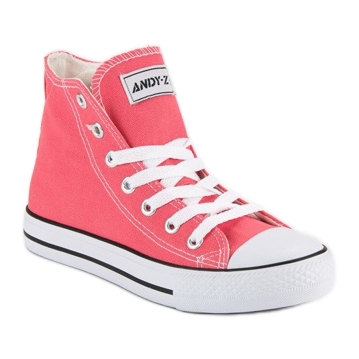 Andy Z Klassiska sneakers ovanför ankeln rosa 1