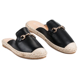 Svarta espadrillos flipflops 1