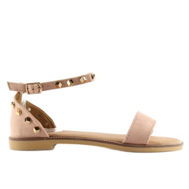 Sandaler med rosa nitar 117-11 rosa 1