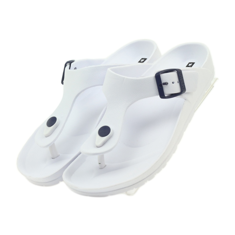 Big Star 274A158 damsandaler vit svart 6