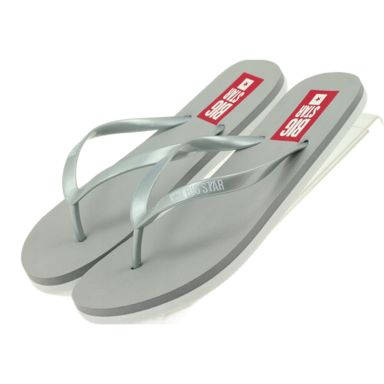 Big Star Women's Flip -flops 274A130 Gray grå 4