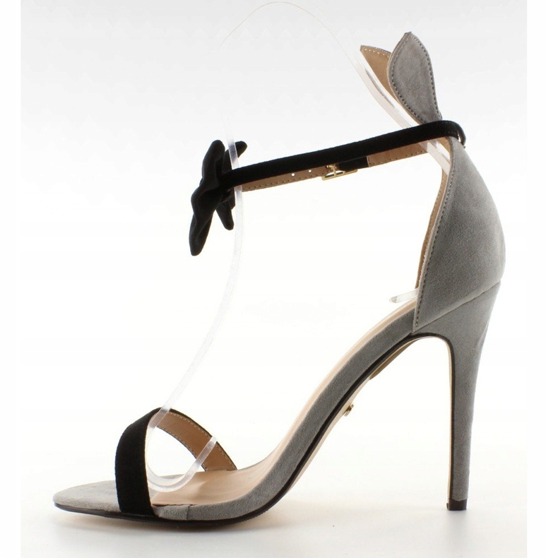 Sandaler på nål med öron ZJ-15P Grå svart 2