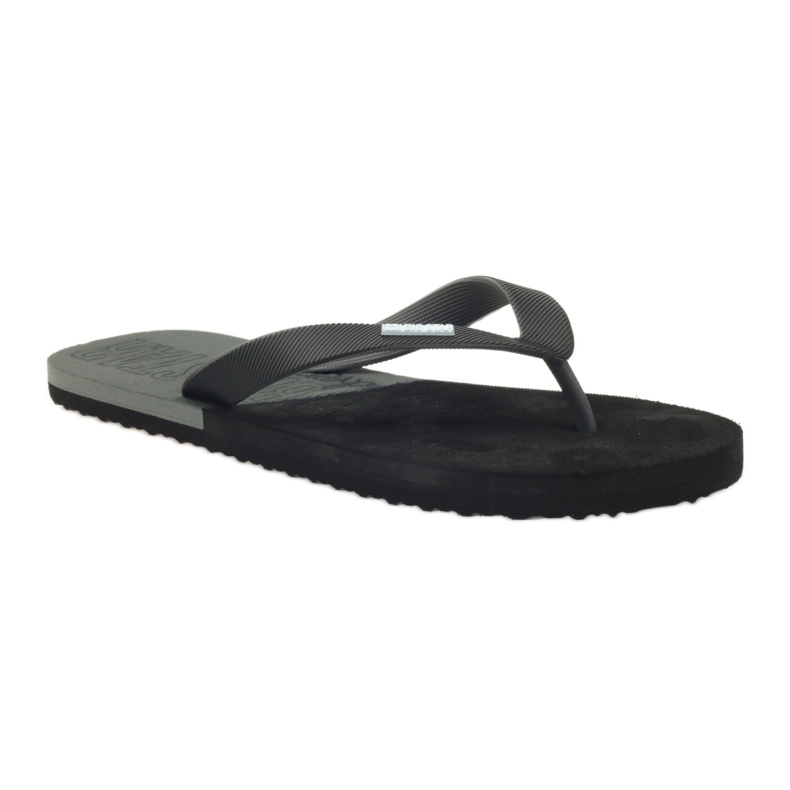 Black Big Star 174422 flipflops svart grå 1
