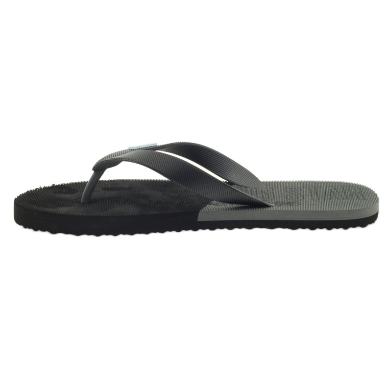 Black Big Star 174422 flipflops svart grå 2