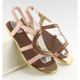 Asymmetriska rosa sandaler 4157 Rosa 1