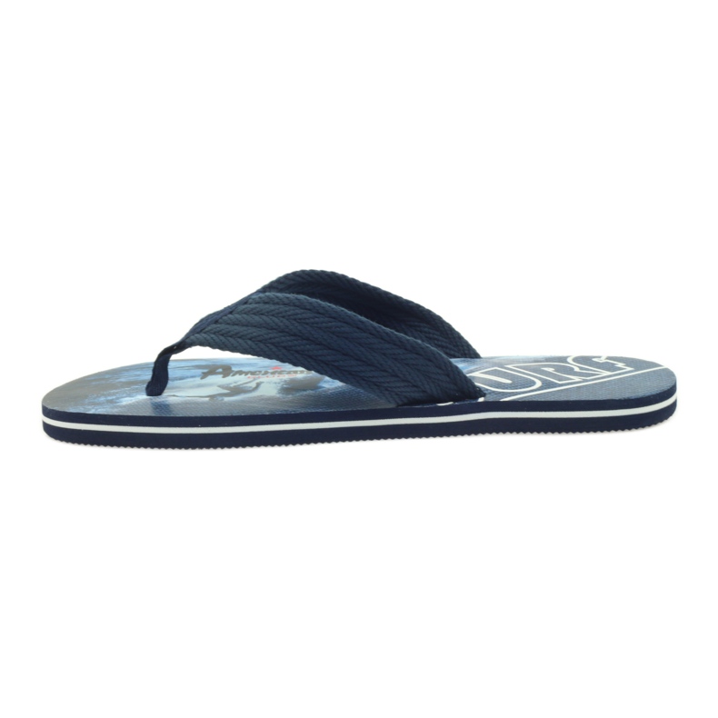 American Club Amerikanska herrflipflops SURF marinblå 2