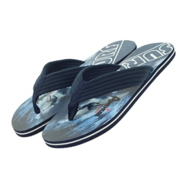 American Club Amerikanska herrflipflops SURF marinblå 4