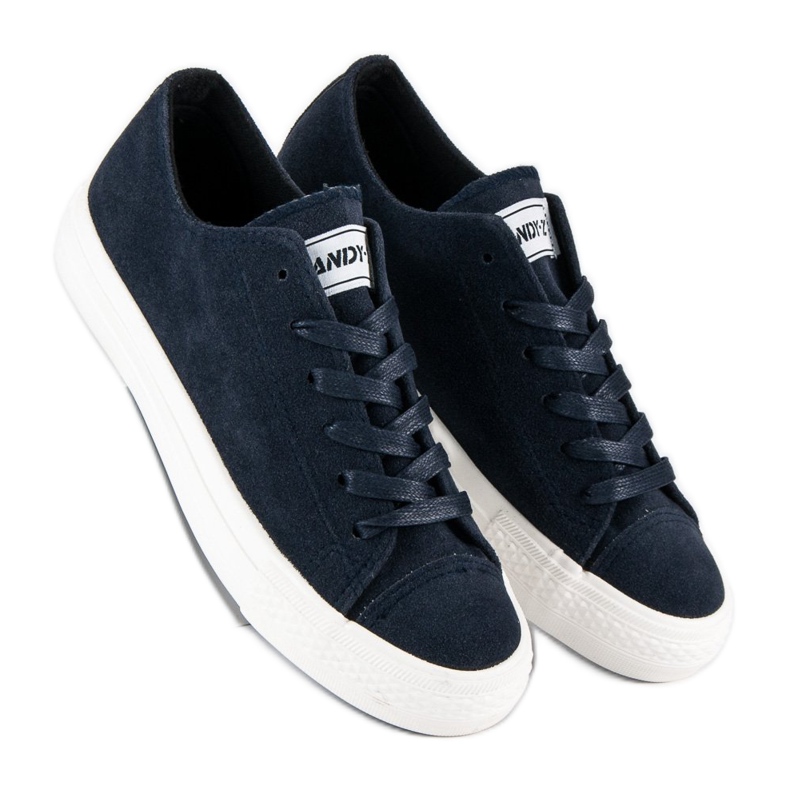 Andy Z Sneakers i mocka blå 1