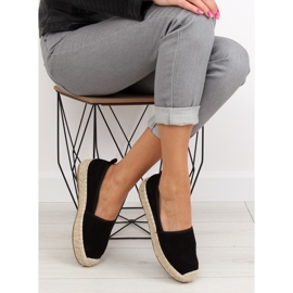 Svarta espadrillor för kvinnor BB10P svarta 1