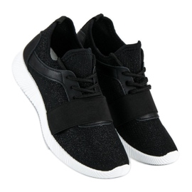 Svarta slip-on skor 1