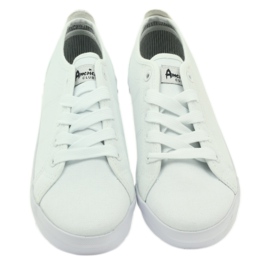 American Club Amerikanska damsneakers vita sneakers 3