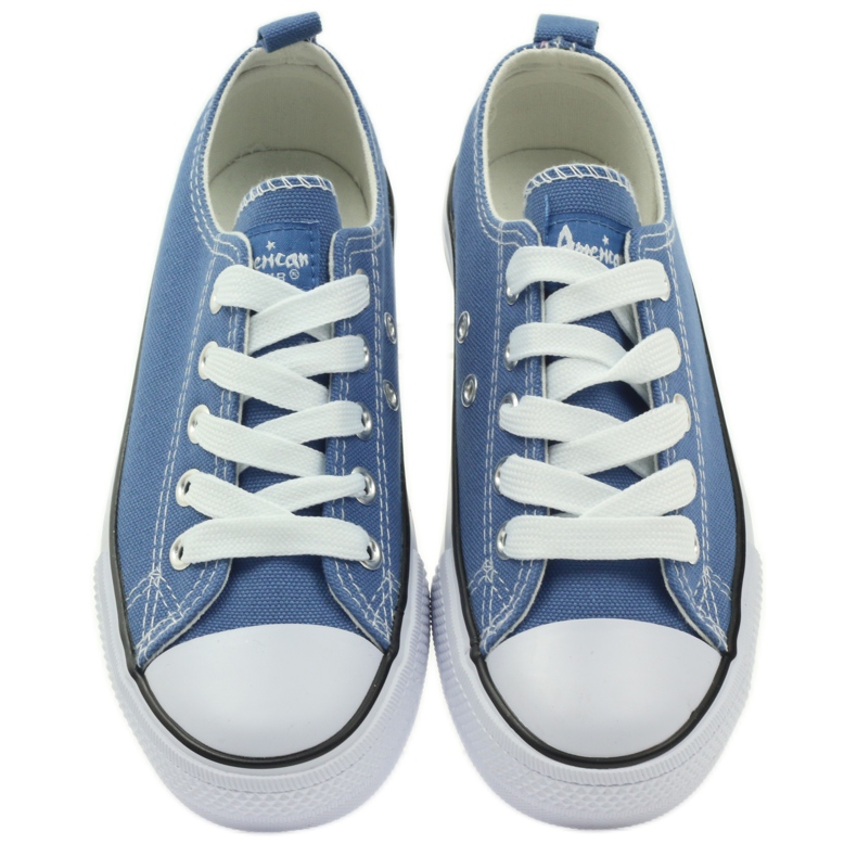 American Club Amerikanska sneakers barnskor blå sneakers 3