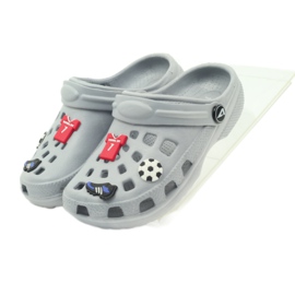 American Club Tråkiga tofflor Ronaldo grå amerikansk 4