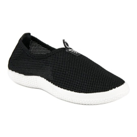 Slip-on sportskor svart 1