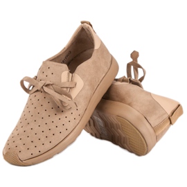 Kylie Mocka Openwork Slipons brun 2