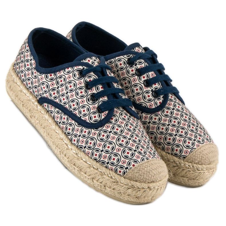 Corina Knutna Espadriller mångfärgad 1