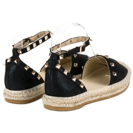 Fama Svarta Espadrilles sandaler 2