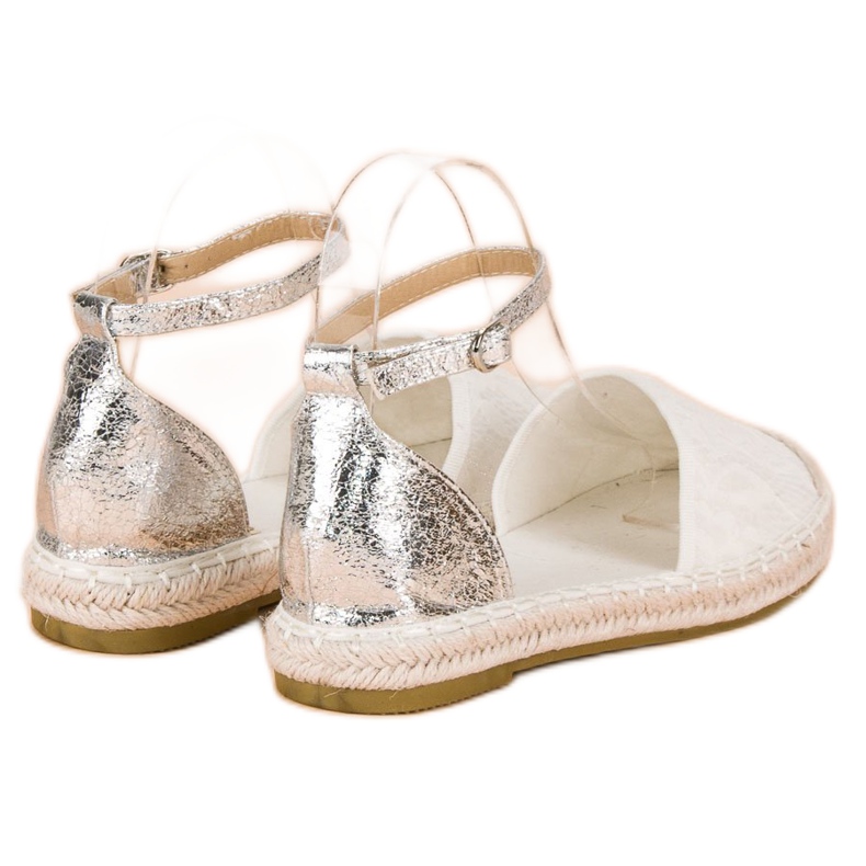 Nio Nio Spets espadrillor vit 2