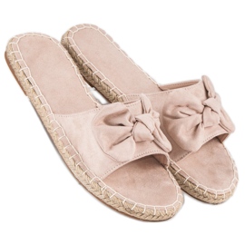 Mocka espadrilles flipflops brun 1