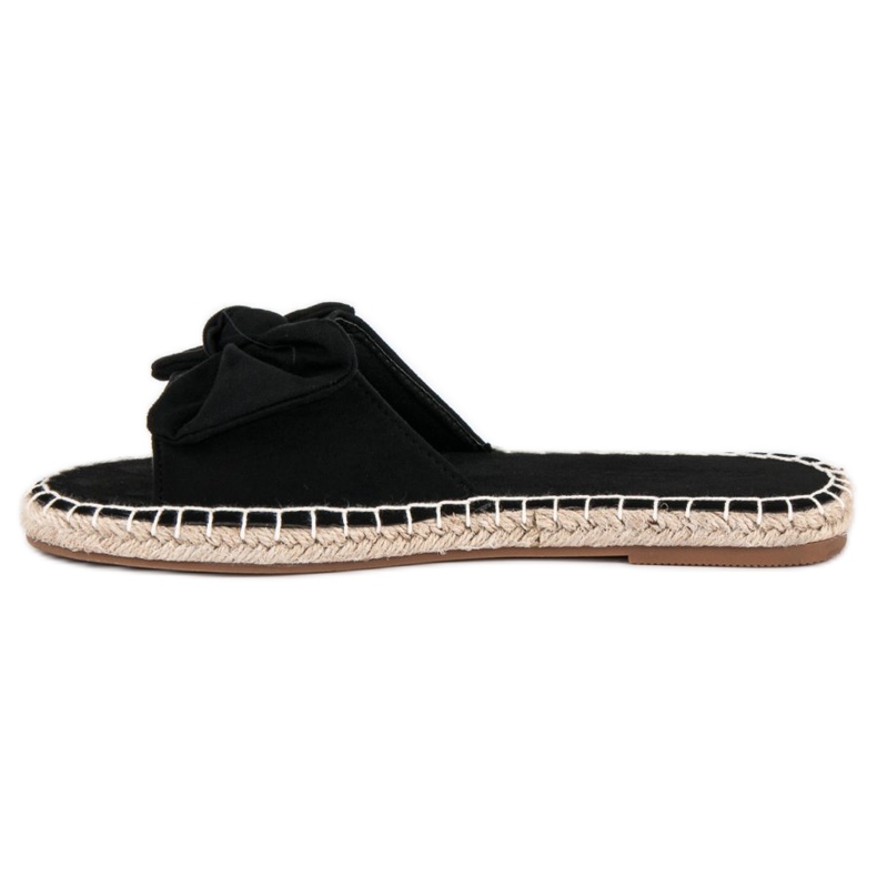 Mocka espadrilles flipflops svart 1