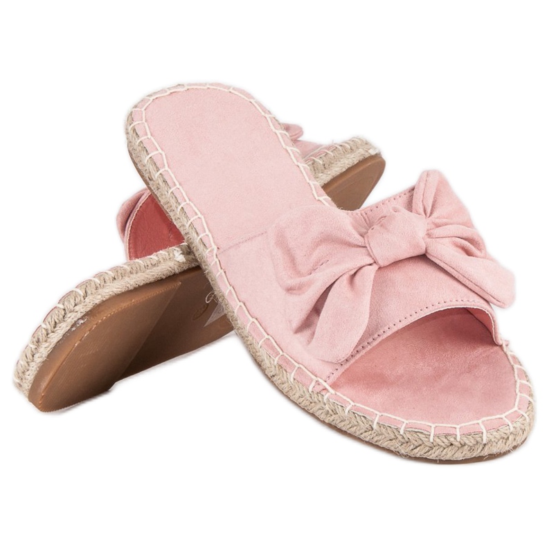 Mocka espadrilles flipflops rosa 1