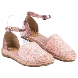 Nio Nio Rosa espadrillos i spets 1