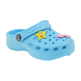 American Club Amerikanska blå virkade tofflor 1