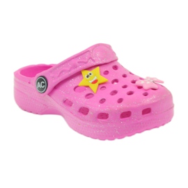 American Club Amerikanska crocs barntofflor rosa 1